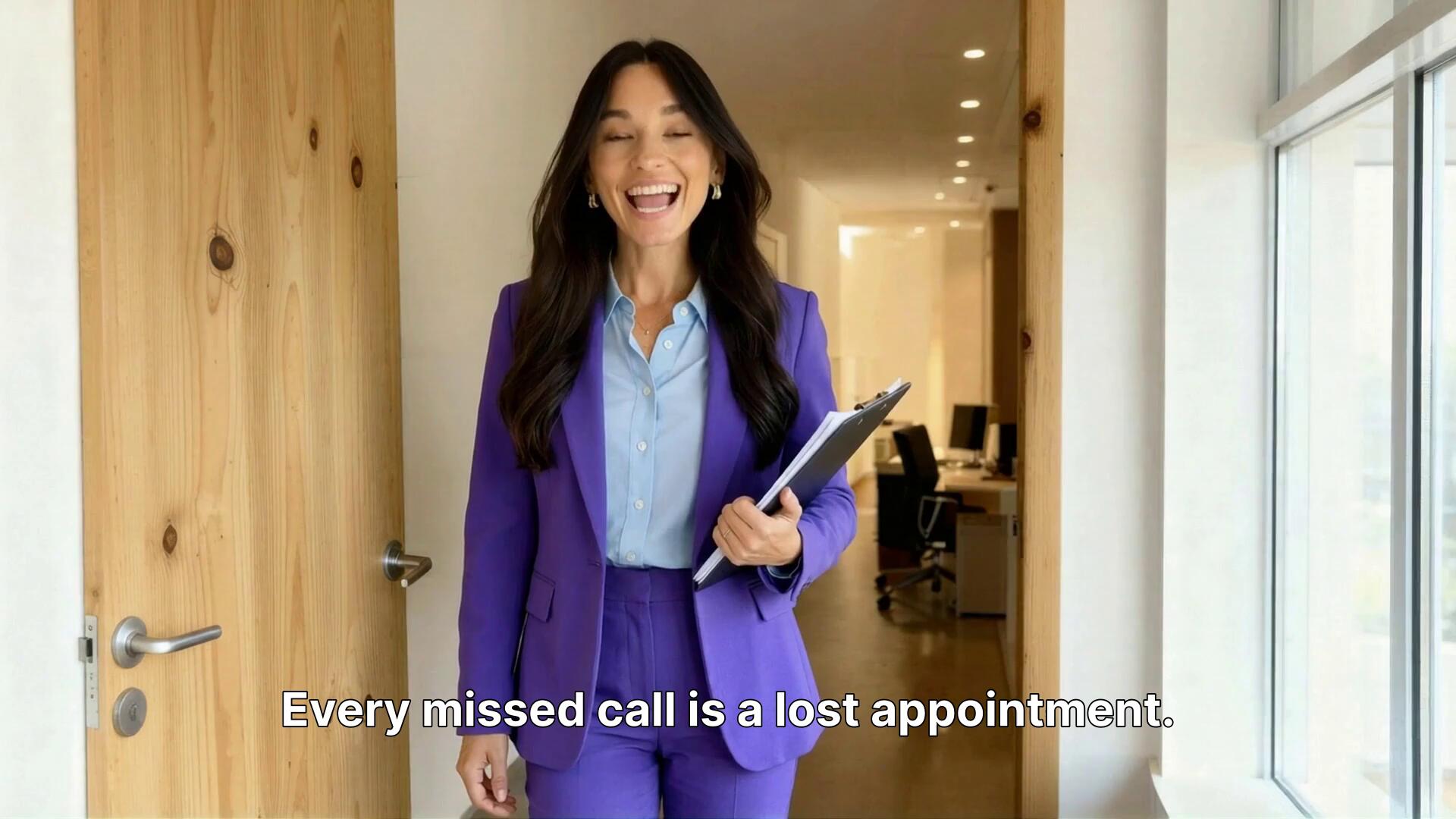 Live AI Receptionist Demo